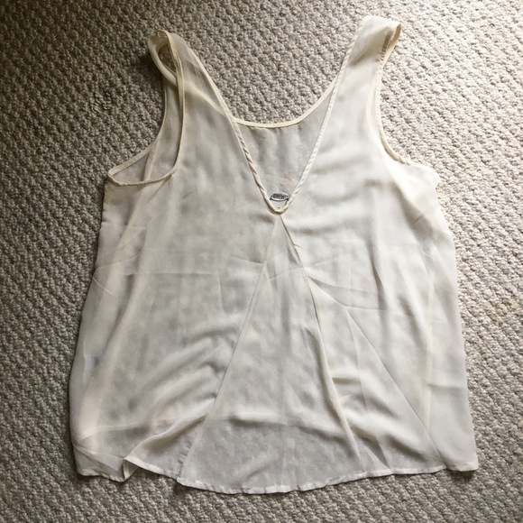 NWOT Ali & Kris: Flowy Tank w/gold crosses - Picture 7 of 7